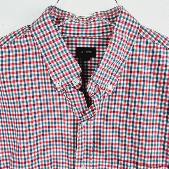 J. Crew Other - J. Crew Checkered Button Front Shirt, size Large